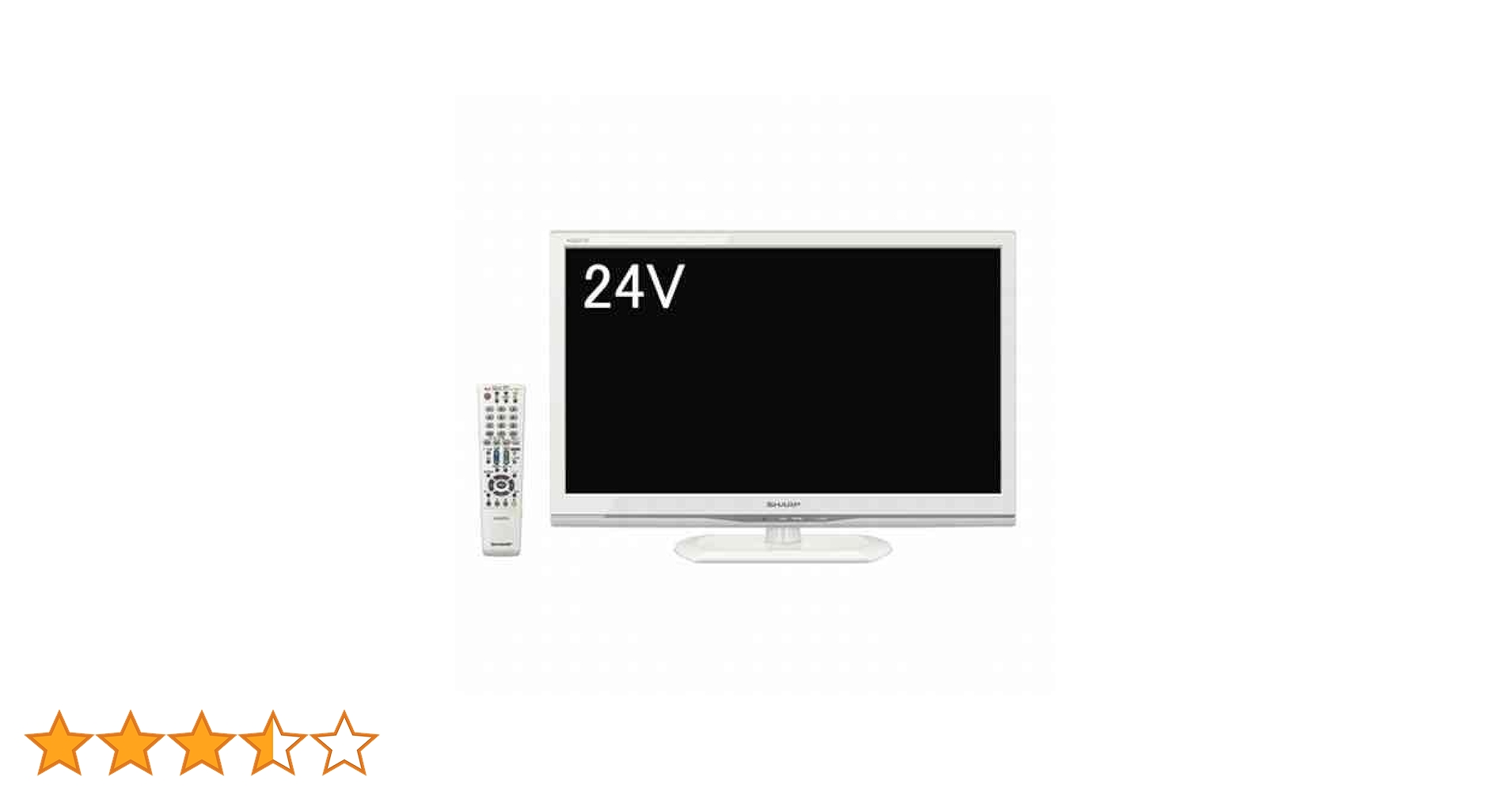 即日受渡❣️全国送料込 シャープ24型液晶テレビ AQUOS 人気ホワイトパネル Amazon | シャープ AQUOS 液晶テレビ 24型 ホワイト系 LC-24K30